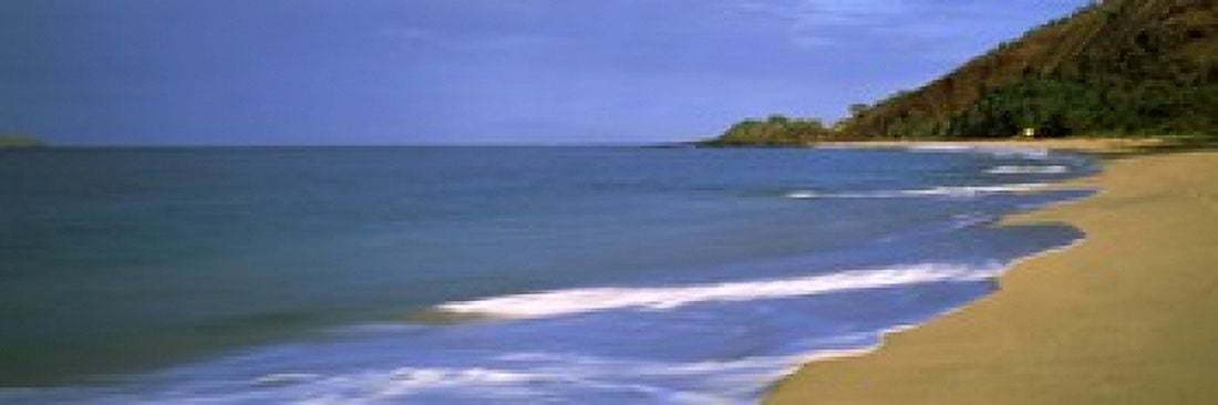 Tide on the beach Makena Beach Maui Hawaii USA Canvas Art - Panoramic Images (18 x 6)