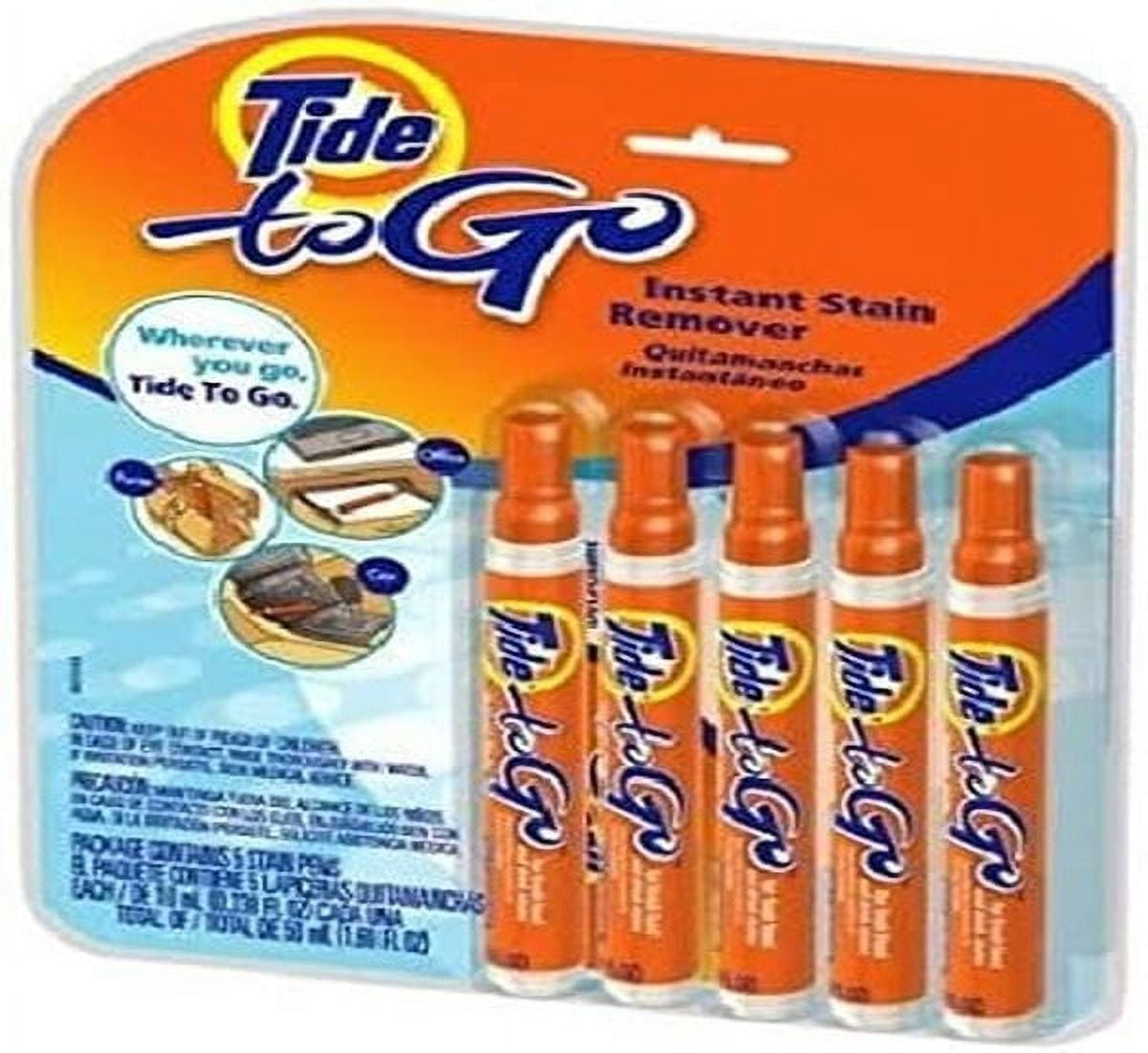 Tide to Go Instant Stain Remover.338Ounce Sticks 5 in a Pack Sold as 1