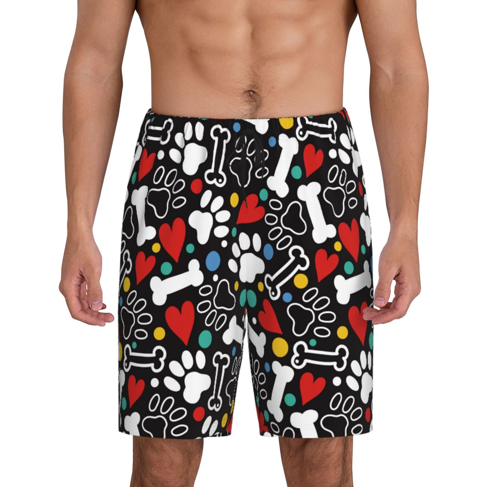 Naloa Cowboy Ride A Horse Pajama Pants Men, PJ Bottoms, Sleep & Lounge Pants-XX-Large