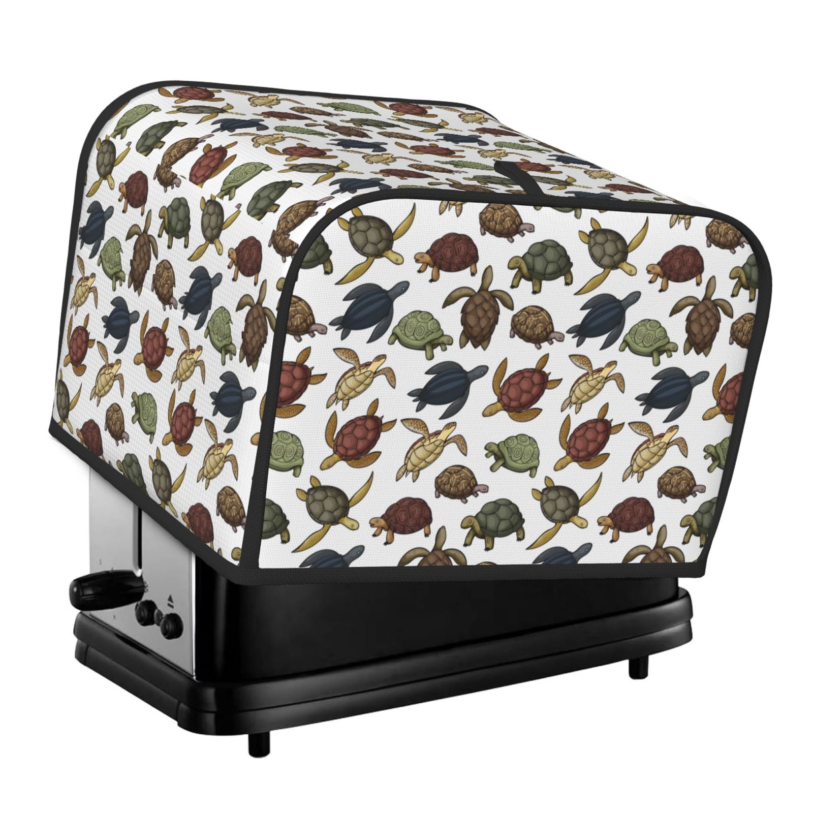 Turtle Computer Dust Cover Tideii Various Turtle for 4-piece Toaster Cover for Kitchen Small ...