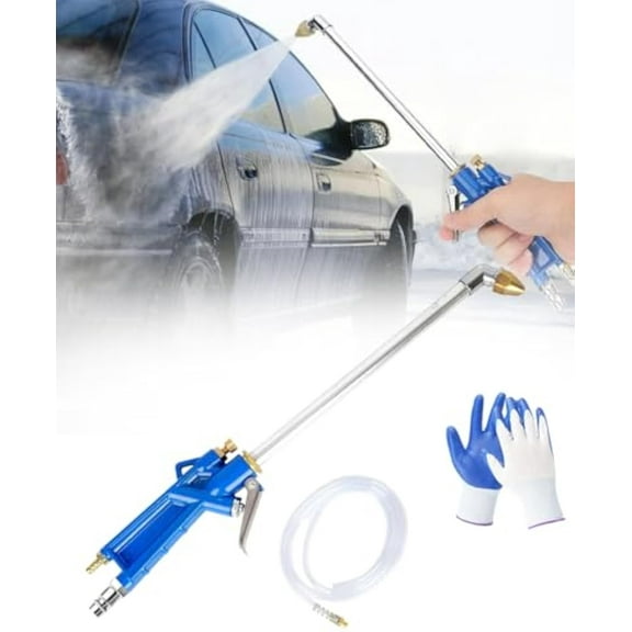 Tidepick Heavy Duty Air Blow Gun, 200 Psi High Pressure Pneumatic Blow Gun with 4ft Hose & Bendable Nozzle, For Cleaning Dust, Grease from Automotive, Machinery, Electronics (1 PCS)