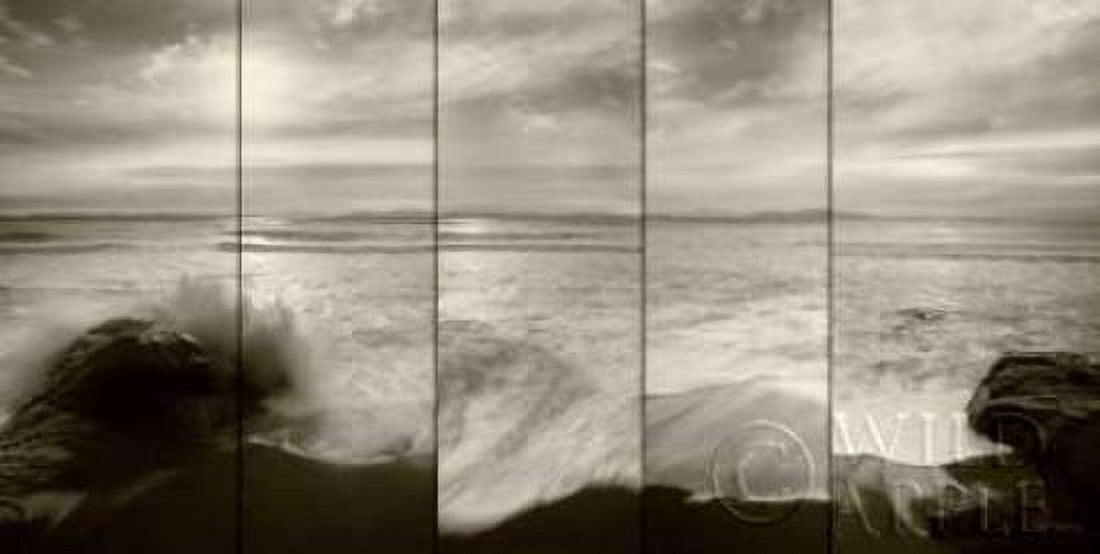 Tides and Waves Canvas Art - Alan Majchrowicz (24 x 48)