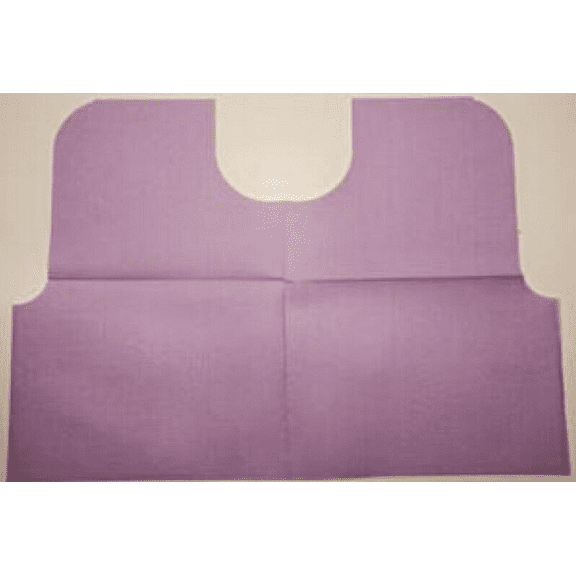 Tidi 917480 Everyday Endodontic Oral Surgery Patient Prophy Bibs 29" X 21" Lavender 100/Cs