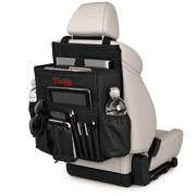 Tidify Car Seat Back Organizer with Adjustable Straps, Compartments, and Pockets for Laptop and Tablet, 1 Pack