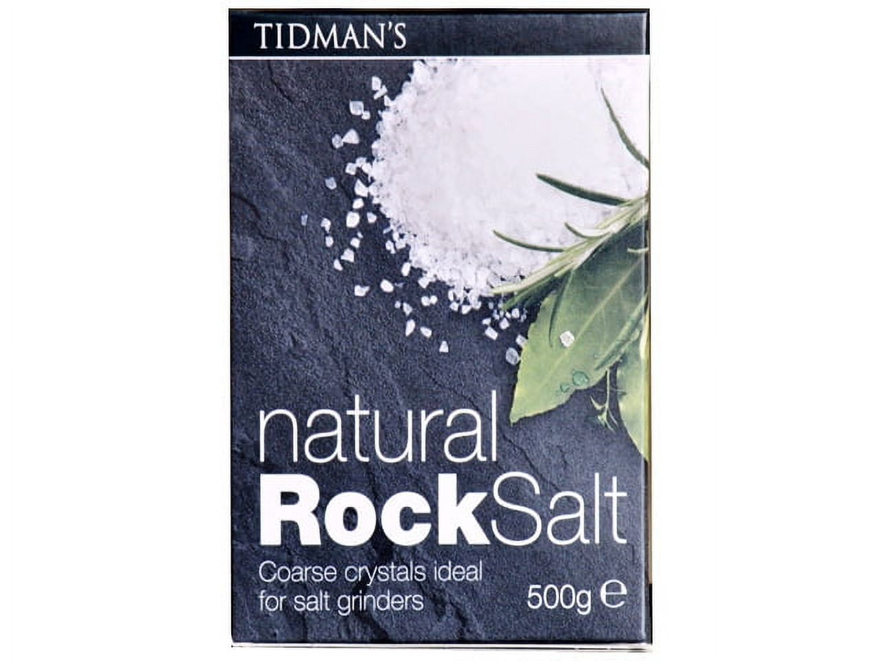 Tidmans Natural Rock Salt 500G, Imported from Britain
