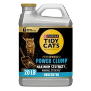 Purina Tidy Cats Performance Plus Power Clump Unscented Multi Cat Clumping Cat Litter, 20 lb. Jug