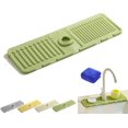 thumbnail image 1 of Tidy Splash Faucet Guard & Draining Mat, 2024 New Tidysplash Faucet Guard & Draining Mat, Tidy Splash Draining Mat, Faucet Mat for Kitchen Sink, Silicone Faucet Guard for Kitchen Bathroom (Grey), 1 of 5