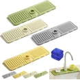 thumbnail image 1 of Tidy Splash Faucet Guard & Draining Mat, 2024 New Tidysplash Faucet Guard & Draining Mat, Tidy Splash Draining Mat, Faucet Mat for Kitchen Sink, Silicone Faucet Guard for Kitchen Bathroom (Grey), 1 of 5
