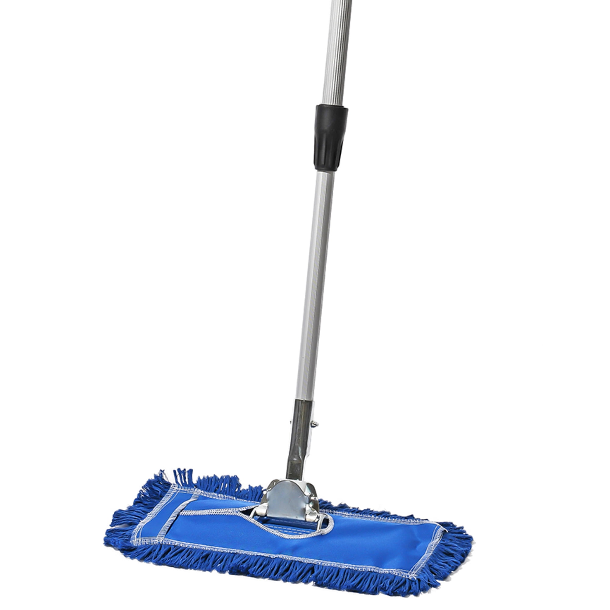 Tidy Tools Commercial Cotton Industrial Dust Mop Extendable Metal Handle 12 Inch Head Blue Walmart