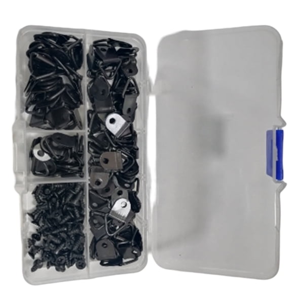 Tidy Up Your Space Pack Of 100 Triangle D Ring Picture Frame Hooks And Screws