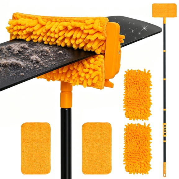 TidyBliss Upgraded 76 Ceiling Fan Blade Cleaner Duster with Extension Pole