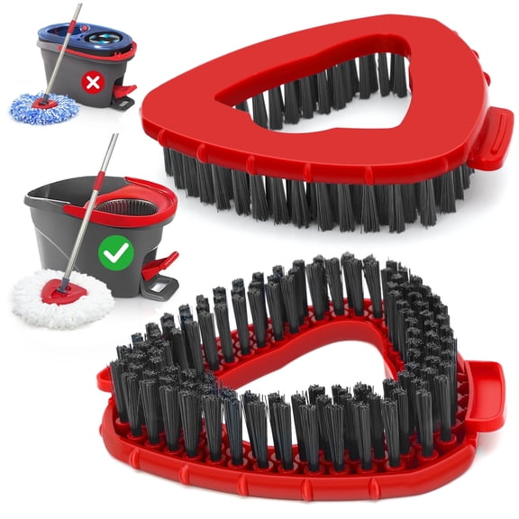 TidyBliss Scrub Brush Attachments 2 PCS for EasyWring 1 Tank System