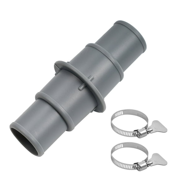 TidyMister Pool Hose Adapter Connector Coupling 1-1/4" or 1-1/2" Plastic Pool Vacuum Hose Adapter for Swimming Pool Vacuums, Cleaners or Filter Pump Hoses