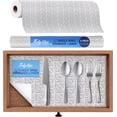 thumbnail image 1 of TidyUps Shelf Liner, Crosshatch, 10.75 x 6 in, Non-Slip Drawer and Cabinet Liner, 2 Pack, 1 of 8