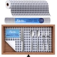 thumbnail image 1 of TidyUps Shelf Liner, Midnight Grid, 10.75 x 6 in, Non-Slip Drawer and Cabinet Liner, 2 Pack, 1 of 8