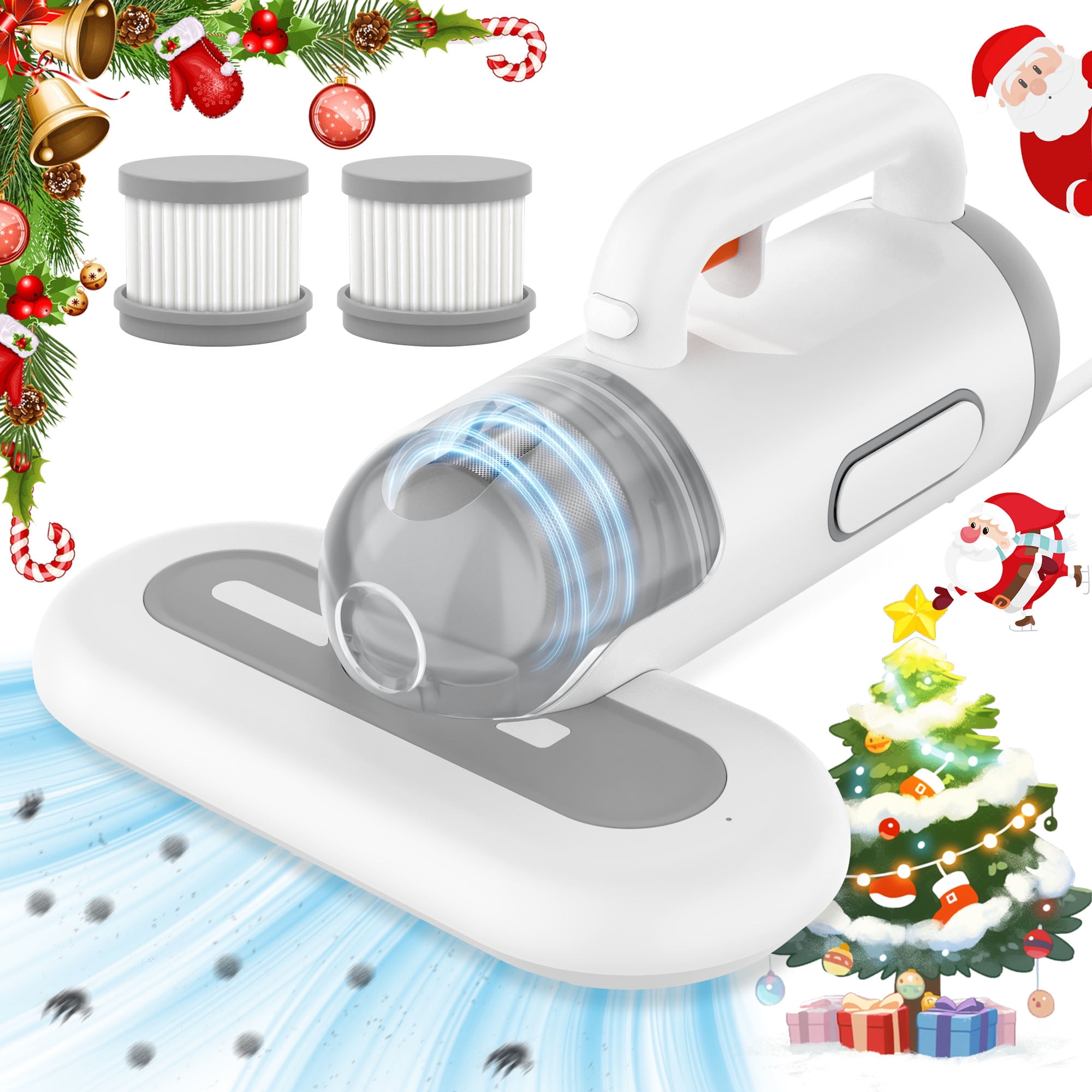 Sentryse Mattress Vacuum Cleaner, Bed Vacuum Cleaner 11Kpa Strong Suction with 253.7nm UV-C Light, Versatile Handheld Vacuums for Bed, Sofa, Couch, Pillow, 400W, Corded