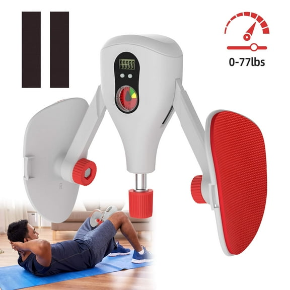 Sentryse Thigh Master 0-77 lbs Adjustable Resistance, Kegel Exerciser Pelvic Floor Muscle with Fixed Leg Straps, Inner Thigh Exerciser for Women Men, Gray