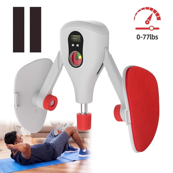 Sentryse Thigh Trainer 0-77 lbs Adjustable Resistance, Kegel Exerciser Pelvic Floor Muscle with Fixed Leg Straps, Inner Thigh Exerciser for Women Men, Gray