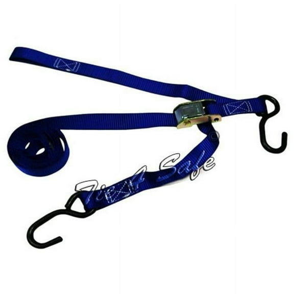 Tie 4 Safe  1 in. x 6 ft. Cam Buckle Strap With Fully Coated Hook