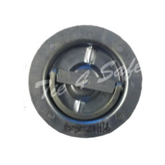 Tie 4 Safe RH17-6M-4 Zinc Plated Floor Mount Ring - 4 Piece