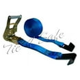 thumbnail image 1 of Tie 4 Safe RT04C-530-W5-BU-6 2 in. x 30 ft. Ratchet Tie Downs with J-Wire Hooks - Blue, 6 Piece, 1 of 1