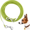 thumbnail image 1 of Tie Out Cable for Dogs, 20/30/50/100FT Dog Leads for Yard Chew Proof, Heavy Duty Dog Tie Out Cable for Large Dogs Up to 252lbs, Durable Dog Runner Tether Line for Outdoor, Yard and Camping, 1 of 5
