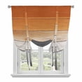 thumbnail image 1 of Tie Up Curtains for Windows Orange Wood Grain Valance Adjustable Balloon Curtain Grey Gradient Wooden Tie Up Shades for Kitchen Living Room Bedroom Privacy Curtain Drape 34x45 Inch, 1 of 9