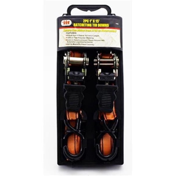 Tie Down, 1 in. x 15 ft. - 2 Piece