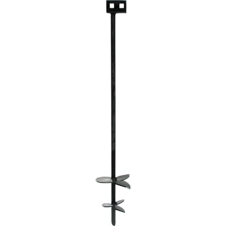 Tie Down Engineering Double Head Earth Anchor - Iron, Black - 36 In. — Construction & DIY Use, Standard Hardware Spec