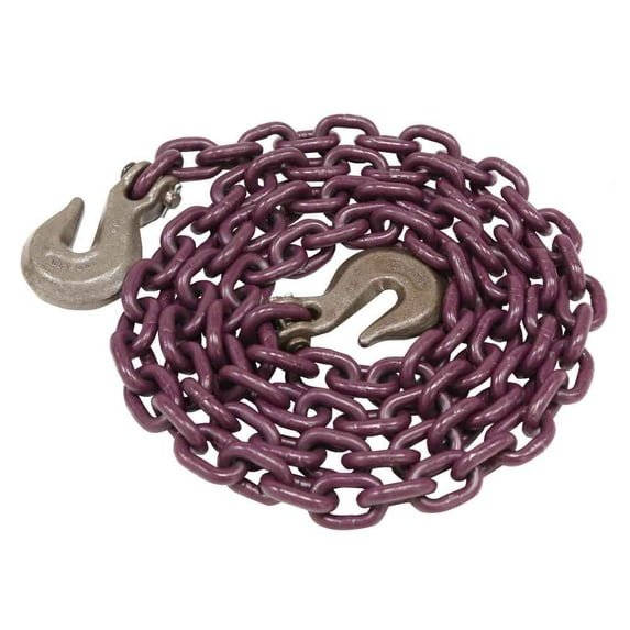 Tie Down Chain Assembly 5/8" x 20' w/ Clevis Grab Hooks - Grade 100