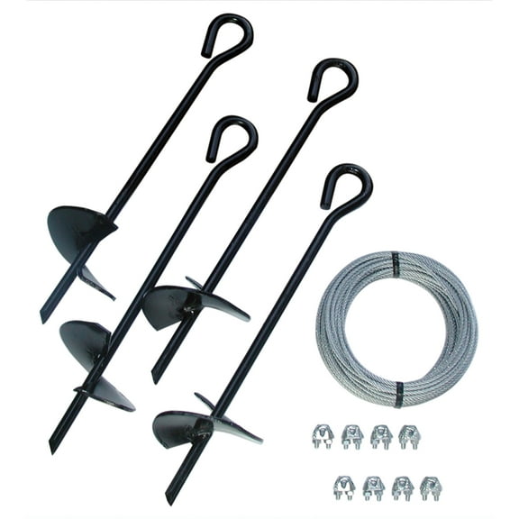 Tie Down Engineering 59075 Eye Anchor Kit Storage Building