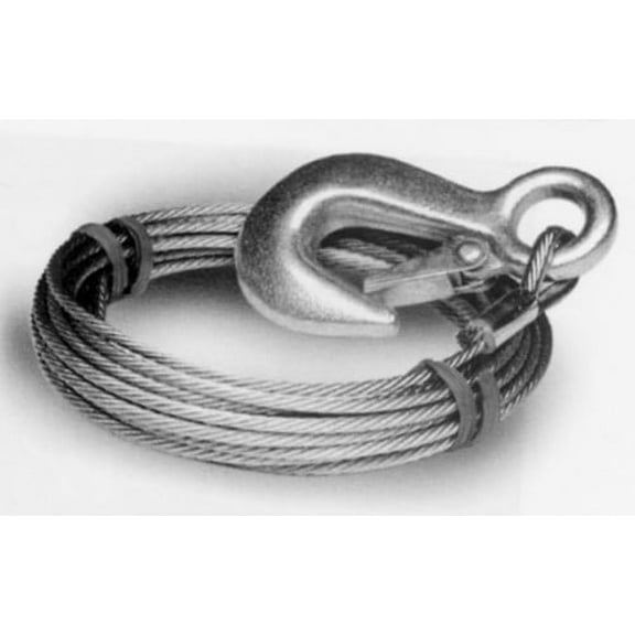 Tie Down Engineering 59395 0.21 in. x 25 ft. Galvanized Winch Cable