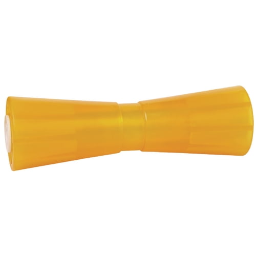 Tiedown 86199 Boat Trailer Center GuideAmber/Yellow Poly Keel Roller 12"