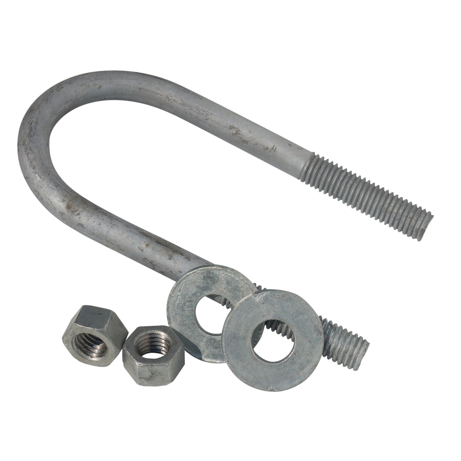 Tiedown 86226 Boat & Utility Trailer Galvanized Round U-Bolts 1/2" x 6-11/16"