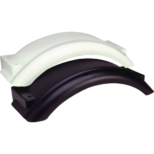 Boat & Utility Trailer Polyethylene Black Plastic Fender for 8"-12" Tire Wheel
