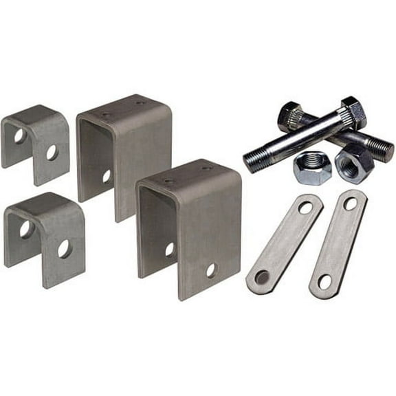 Tie Down Engineering Single Axle Hanger Kit For Use With 1-3/4" Double Eye Springs