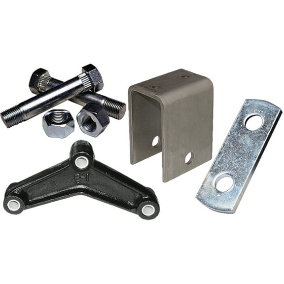 Tie Down Engineering Tandem Axle Hanger Kit For Use with 1-3/4" Double Eye Springs on 2 Axles