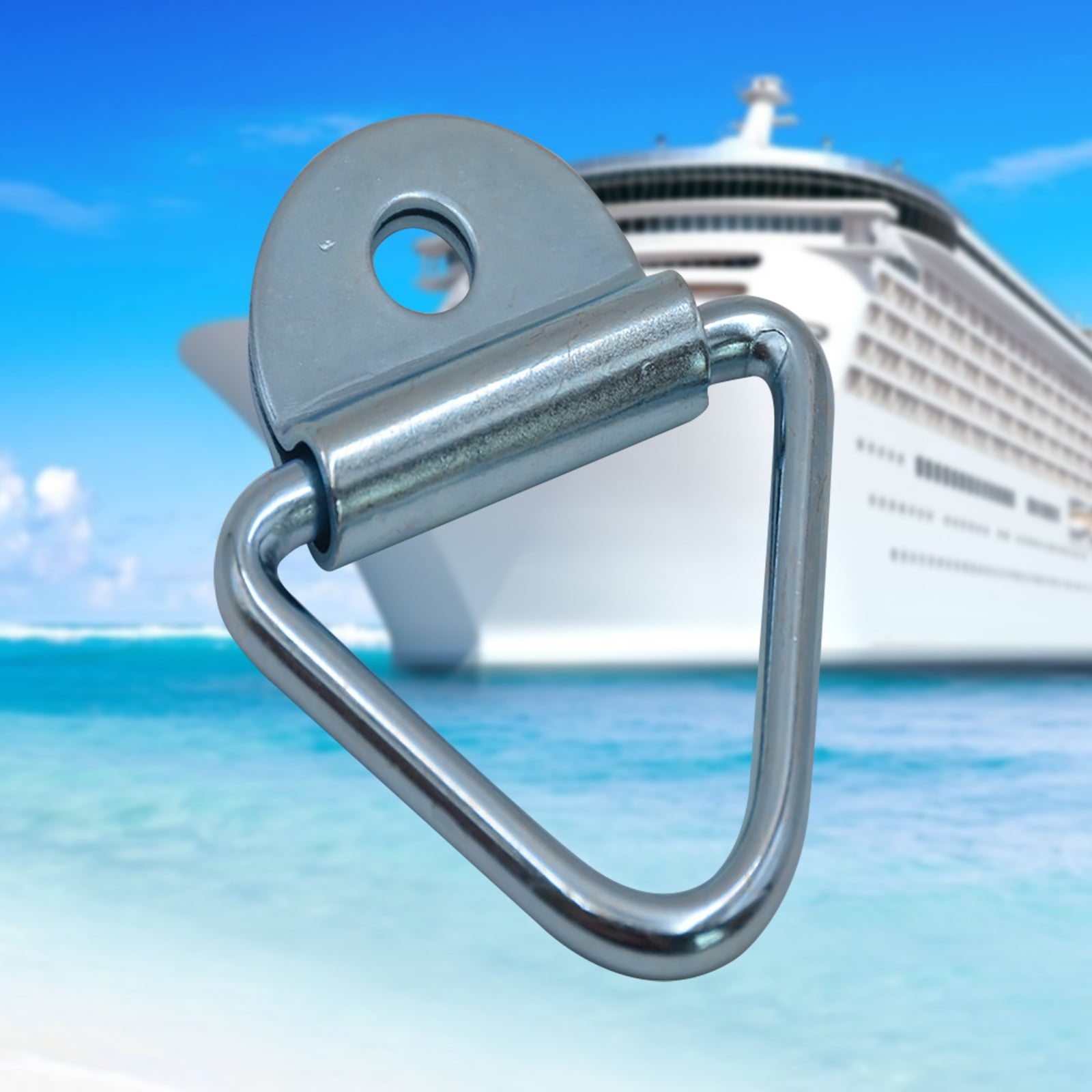 Tie Down Ring+Cleat 1433lbs for Truck Trailer Van Boats Horsebox Seat