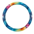 thumbnail image 1 of Tie Dye 14.5 Inch Printing PVC Leather Auto Accessories Steering Wheel Covers, 1 of 6