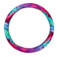 thumbnail image 1 of Tie Dye 14.5 Inch Printing PVC Leather Car Wheel Cover Auto Accessories, 1 of 6