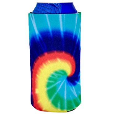 Pirate Pattern Can Cooler - 16 Oz Can Koozie With Collapsible Bottom For Easy Storage