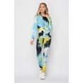 thumbnail image 1 of Tie Dye 2 Piece Leggings and Hooded Jacket Set Blue L/XL, 1 of 2