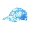 thumbnail image 1 of Tie Dye Adjustable Snapback Hat for Men Women Unisex 3D Printed Baseball Cap Summer Outdoor Sun Lightweight Breathable, 1 of 6