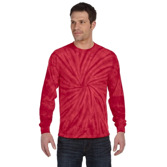 Tie-Dye Adult 5.4 oz. 100% Cotton Long-Sleeve T-Shirt - CD2000