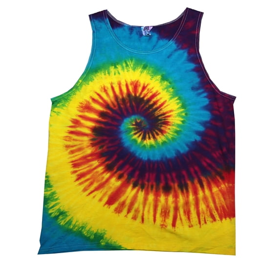 Tie-Dye Adult 5.4 oz. 100% Cotton Tank Top - CD3500