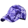 thumbnail image 1 of Tie Dye Baseball Cap with Adjustable Back Strap, Unisex Mixed Color Summer Hat, Casual Outdoor Sport Headwear, 1 of 5