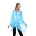 thumbnail image 1 of Tie Dye Beach Cover Up, Blue, 1 of 1