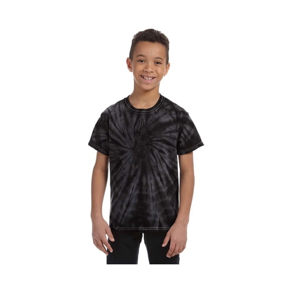 Tie Dye Big Boy's Heavyweight Crewneck T-Shirt, Style CD100Y