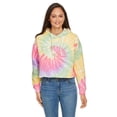 thumbnail image 1 of Tie-Dye CD8333 Ladies Cropped Hooded Sweatshirt, 1 of 3