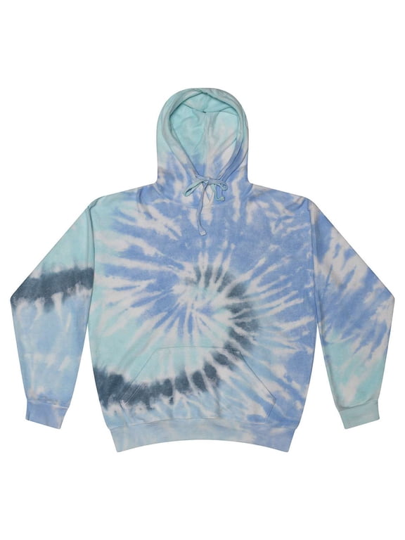 Colortone Tie-Dyed Cloud Fleece Hooded Sweatshirt